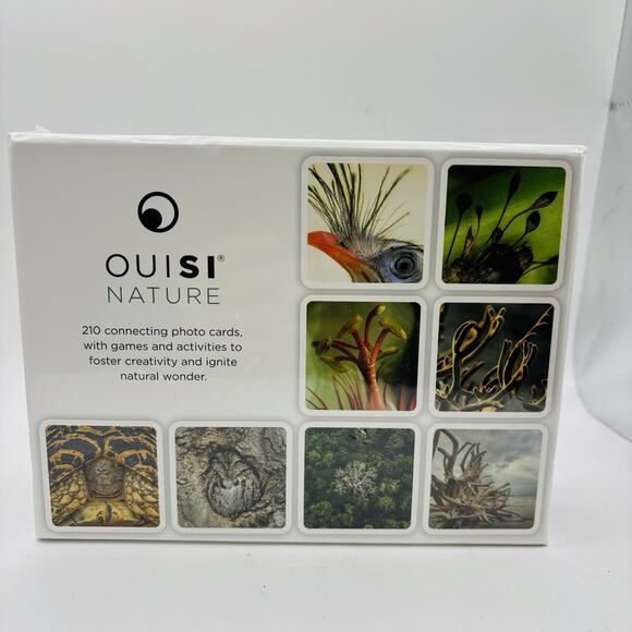 Ouisi Nature Games of Visual Connection 210 Picture Cards Memory NIB NEW Sealed - Picture 1 of 7